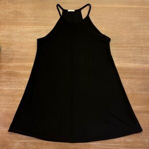 Slinky Black Tank Dress